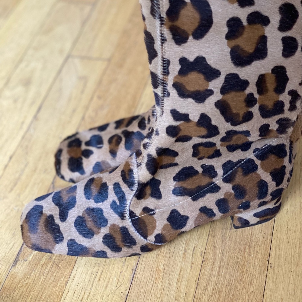 L’autre Chose Authentic Italian Boots Leopard